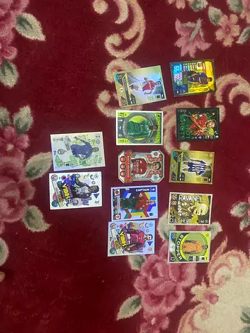 Match attack football cards