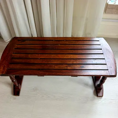 Wooden table breakfast style for bed or floor