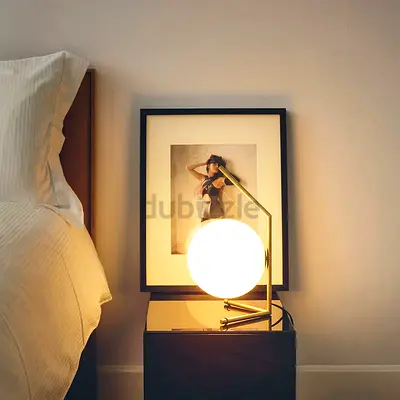 IC Lights Low Table Lamps - Brass pair