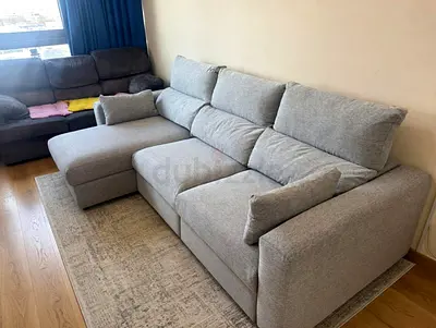 Perfect condition ikea eskilstuna lshape sofa bed with storage