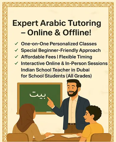 Arabic tutor for all grades