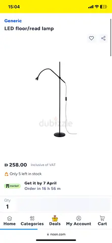 LED Floor/Read Lamp