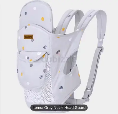 Baby Carrier with Head Guard