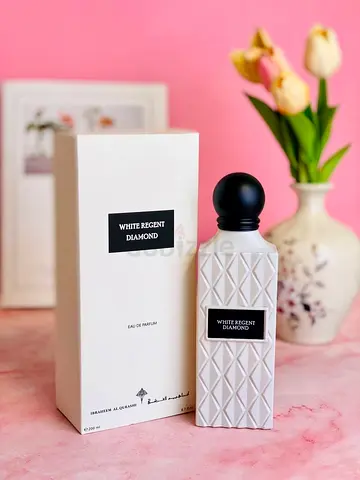 White recent diamond , Ibrahim Al qurashi fragrances