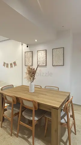 My 6-Seater Light Wood Dining Table Set – Gently Used