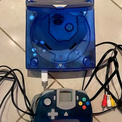 Sega Dreamcast blue /retro fighters controller/256gb 207 Games