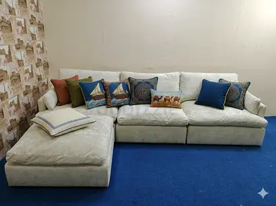 Feather 🪶 filled modular 4 piece sofa super comfy