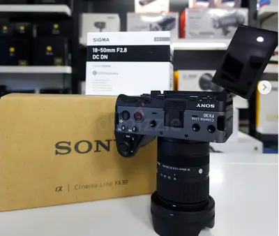 SONY FX30 CINEMA LINE CAMERA WITH SIGMA 18-50 + FREE BAG (BRAND NEW)