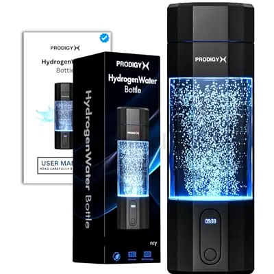 PRODIGY X Hydrogenated water bottle - up to 5.8 PPM of power - 210 ml