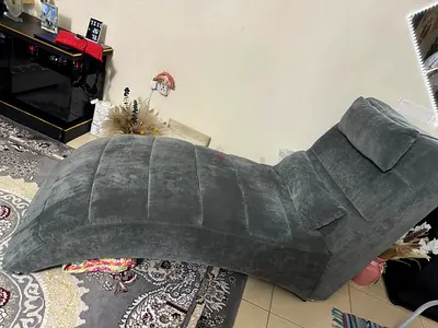 Stylish Gray Chaise Lounge