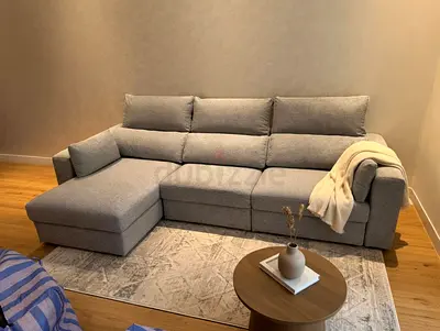 Ikea eskilstuna L shape sofa bed under storage