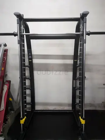 Smith machine / guided barbell rack - used, good condition