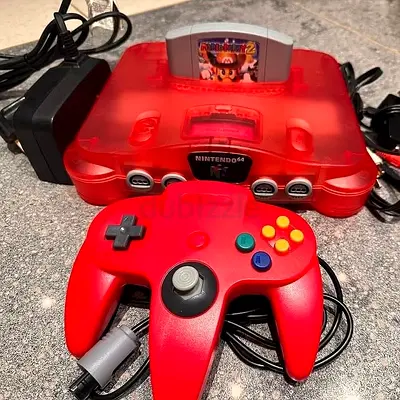 Nintendo 64 console pal Europe +1 controllers +hdmi adapter+ Mario party 2