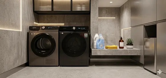 Samsung latest model bespoke 11.5 kg washer and 9 kg dryer heatpump separate set