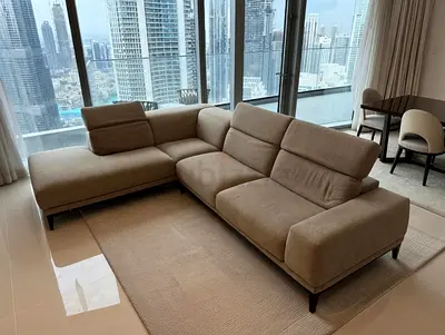 Natuzzi premium quality L shape sofa