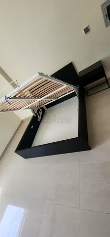 Ikea Queen size ottoman Hadralic bed with mattress