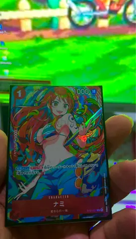 Japanese Parallel Foil Nami ST01-007 from One Piece TCG Starter Deck 1 / tournament promo