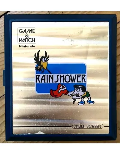 Vintage 1983 Nintendo Game  Watch Rain Shower Multi Screen