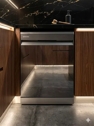 Samsung latest model 3 rack dishwasher inside light with WIFI MODEL