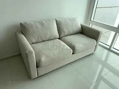 IKEA vimle two seater sofa bed Beige Good condition