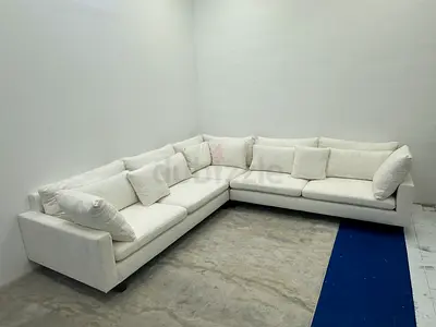Perfect condition west elm corner sofa