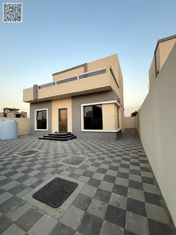 Villa for sale in Ajman, Al Helo area, freehold ownership, no fees.