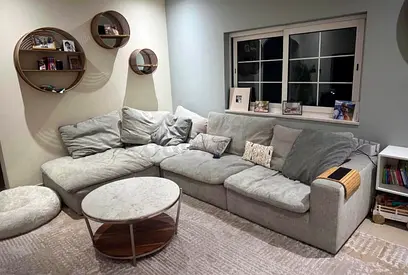 Pan Emirates Corner Original Sofa Excellent Condition