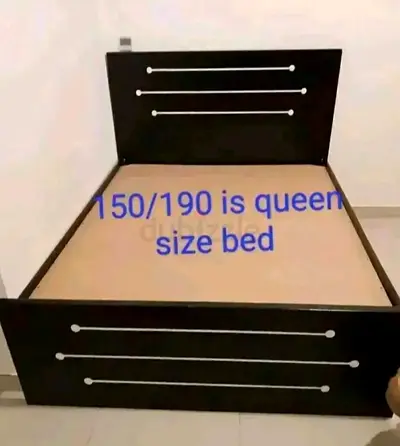 Queen size 150x190cm Bed frame.  Same day delivery available
