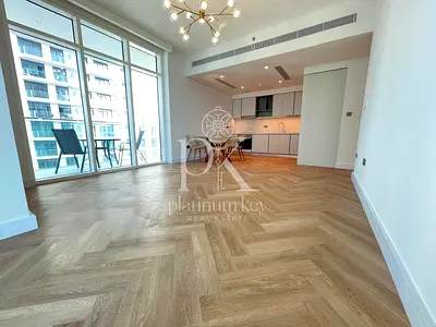 شقة بغرفتي نوم | إطلالة كاملة على البحر والمارينا | مفروشة | برج صن رايز باي 2، إعمار بيتش فرونت