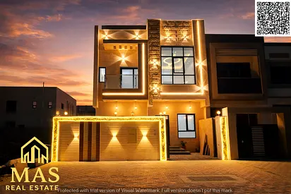🏡 Villa for Sale in Al Zahya – Ajman | Main Road | 6 Bedrooms | Rooftop | Registration Included