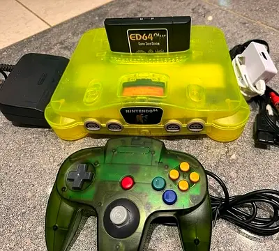 Nintendo 64 console pal Europe +1 controllers +hdmi adapter+ game card 270 games