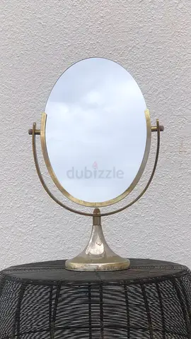 My dual-sided brass vanity mirror by Charles Hollis Jones (1970s)