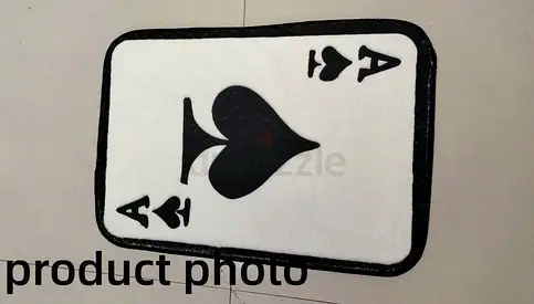 Ace playing card rug