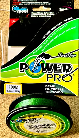 Premium Power Pro Braid Fishing Line - 0.18mm 30Lbs 100M Pure Performance! made in USA