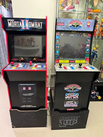 arcade street fighter and mortal combat