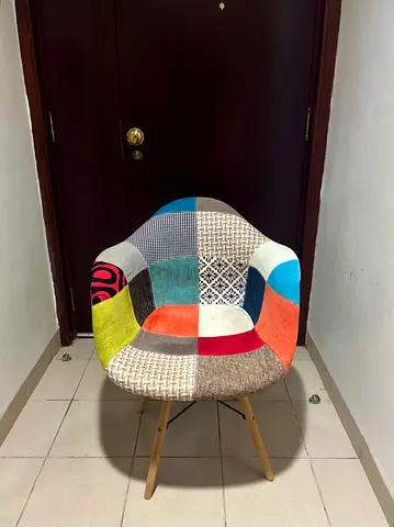 URGENT!!! Stylish patterned chair, cleaned, negotiable