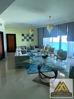 2-Bedroom Apartment for Sale in Corniche Residence Towers Ajman, Spacious Living Hall, 3 Bathrooms,