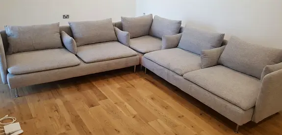 Light grey Ikea condition soderhamn sofa
