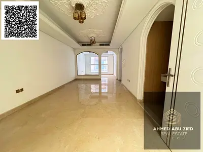 One bedroom and living room, first occupancy in Al Muwaihat 3, with 2 bathrooms and a distinctive balcony with an open view, including one month free