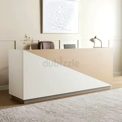 Reception Desk with Counter | Modern Front Desk Reception Desk