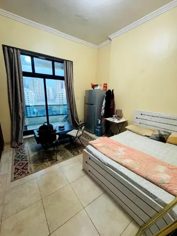 Master bedroom with balcony