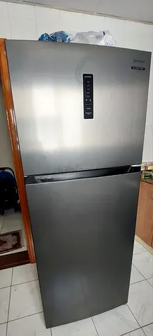 2-Door Stainless Steel Top-Freezer Refrigerator - Good Condition