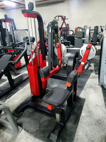 Seated Pec Deck / Rear Delt Machine (plate-loaded) - used in my gym