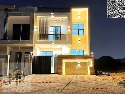 Villa for sale, including registration and ownership fees, on the main street, ready to move in, in one of the most prestigious areas of Ajman.