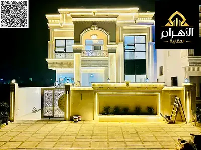 فرصة رائعة لامتلاك فيلا فاخرة بتصميم كلاسيكي واجهة حجر كاملة بسعر شامل رسوم التسجيل والتمليك على الشارع الرئيسي