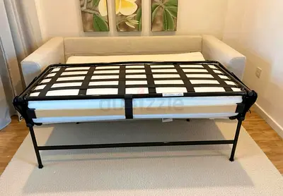 Ikea vimle gunnared beige sofa bed with mattress