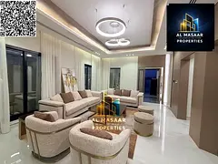 Luxury villa for sale – behind the Saudi German Hospital and near the school complex. Two floors, 
