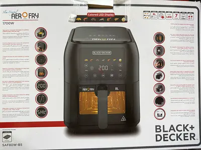 Brand new unused AER FRY for urgent sale, black and decker