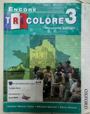 French Textbook_Oxford Encore Tricolore 3 _ Nouvelle Édition