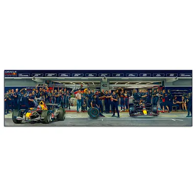 Red Bull Racing’s 20th Anniversary ‘Dream Scene’ – Jamie Cooper Giclee Canvas